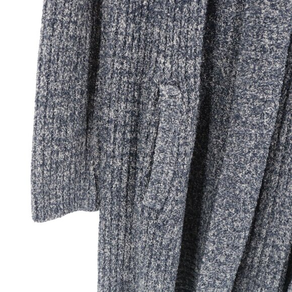 Barefoot Dreams CozyChic Lite Ribbed Montecito Cardigan Sweater Heather Blue XL - Picture 4 of 6